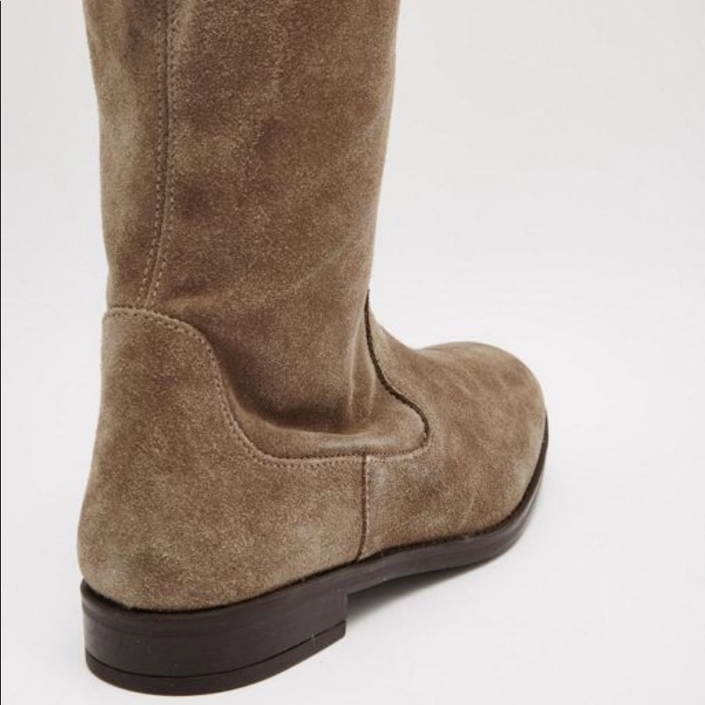 Aldo Taupe Suede Over-knee Boots - Picture 4 of 6